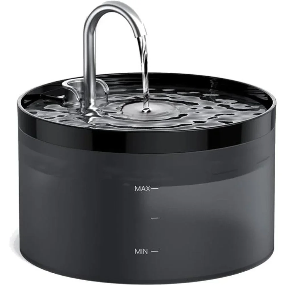 Cat Water Fountain,67oz/2L Cat Fountain, Super Silent Pet Water Fountain